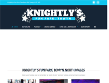 Tablet Screenshot of knightlysfunparks.com